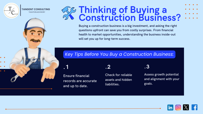 Buying a Construction Business