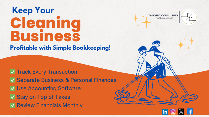 Bookkeeping For a Cleaning Business